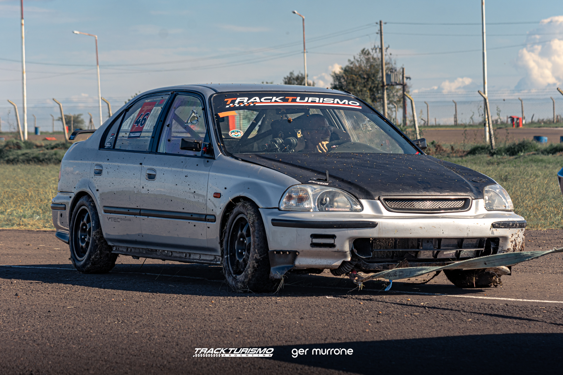 Honda VTI después del despiste